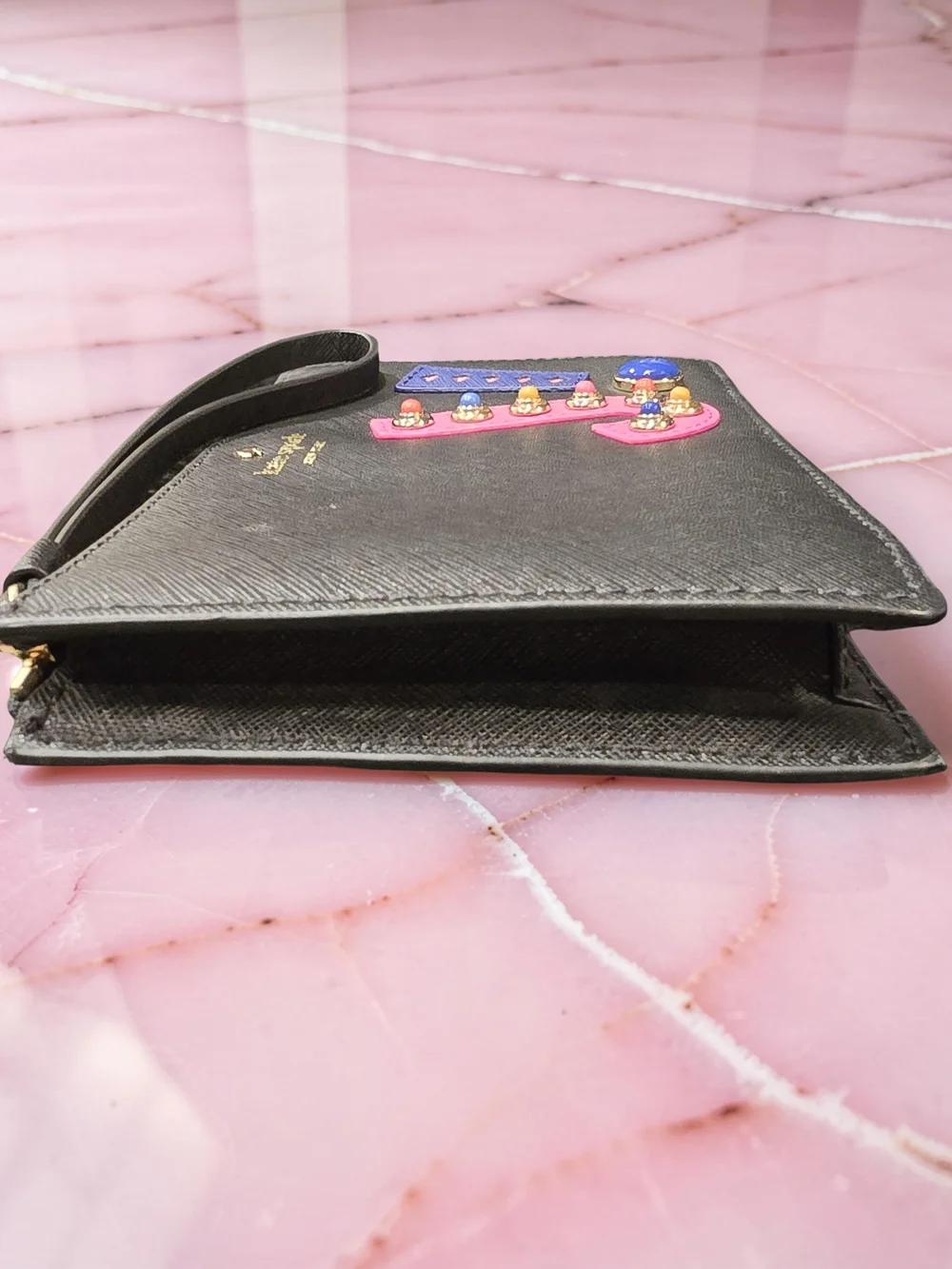 Kate Spade New York Hartley Lane Leila Bejeweled Initial J Wristlet Wallet